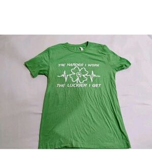 Bella Canvas Green Tee with Motivational Design